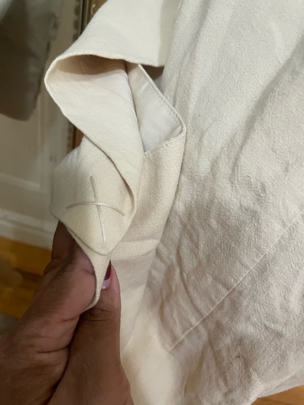 Free People Beige Double-Breasted Blazer Jacket - Picture 8 of 16